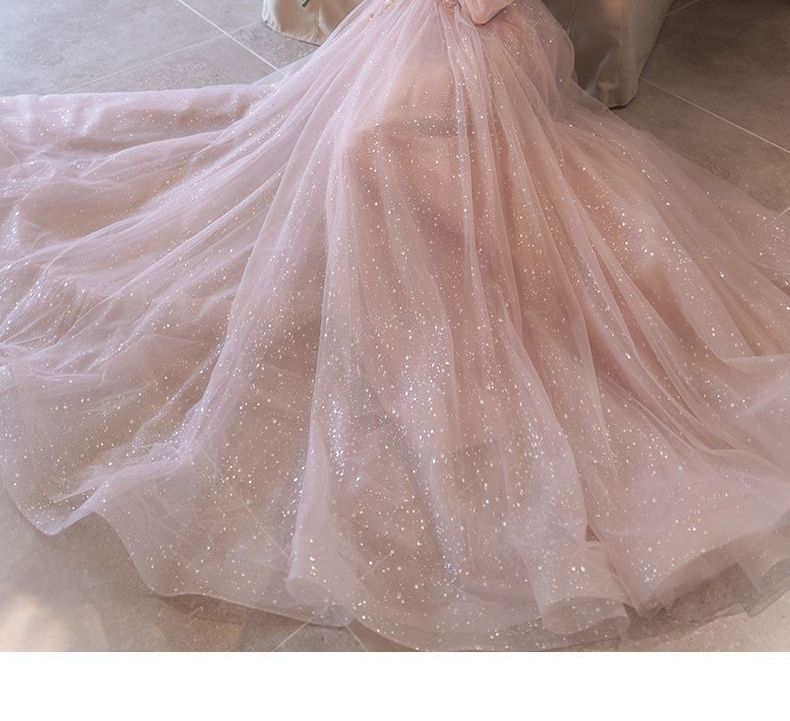 Gown Glitter A-Line Evening