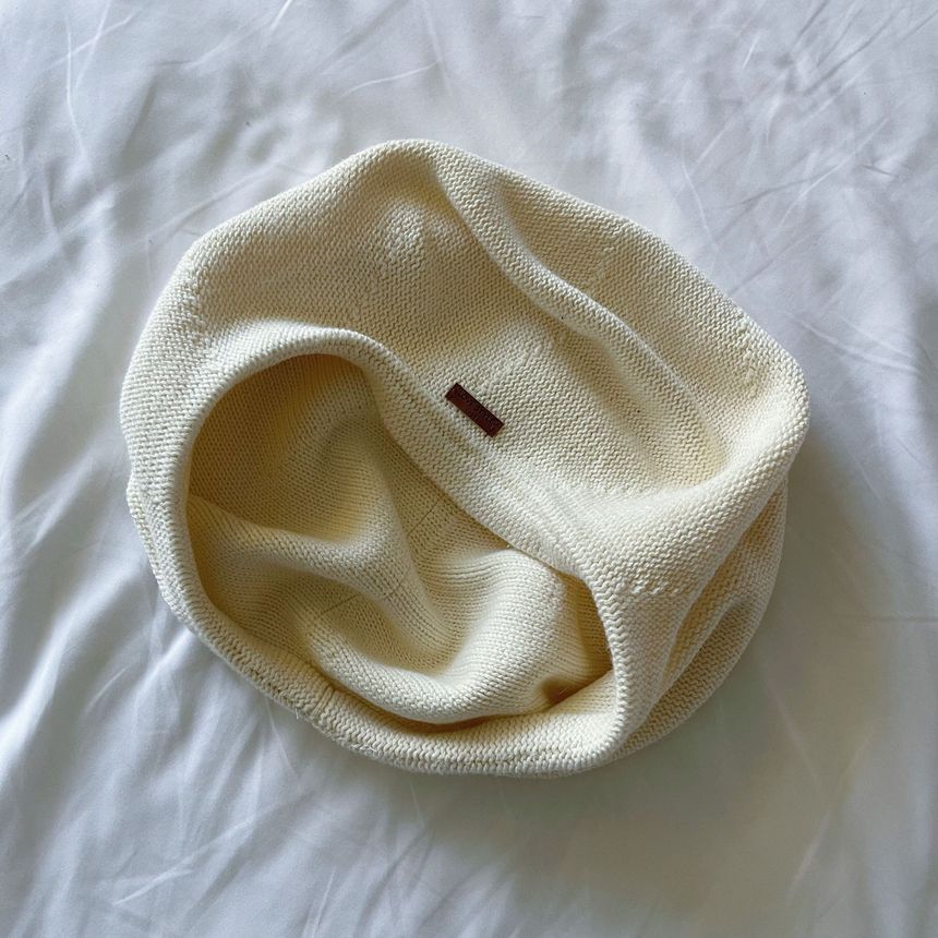 Beret Linen Hat Plain Cotton