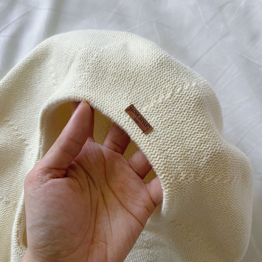 Beret Linen Hat Plain Cotton