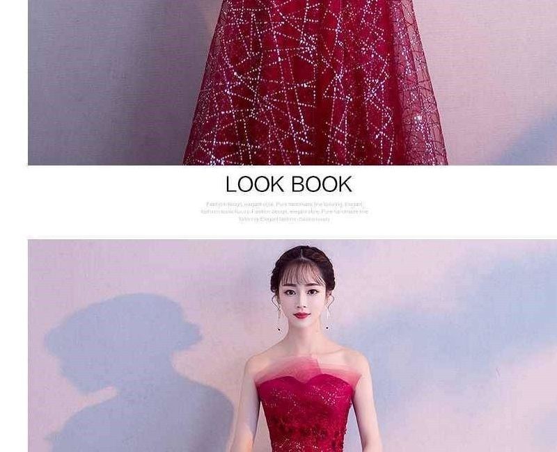 Gown Mesh Evening Glitter Maxi Strapless