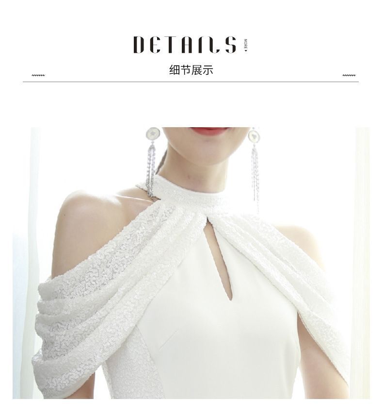 Shoulder Evening Cold Mermaid Gown