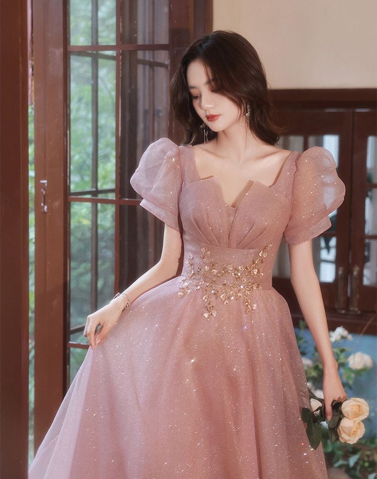 Gown A-Line Panel Evening Sheer