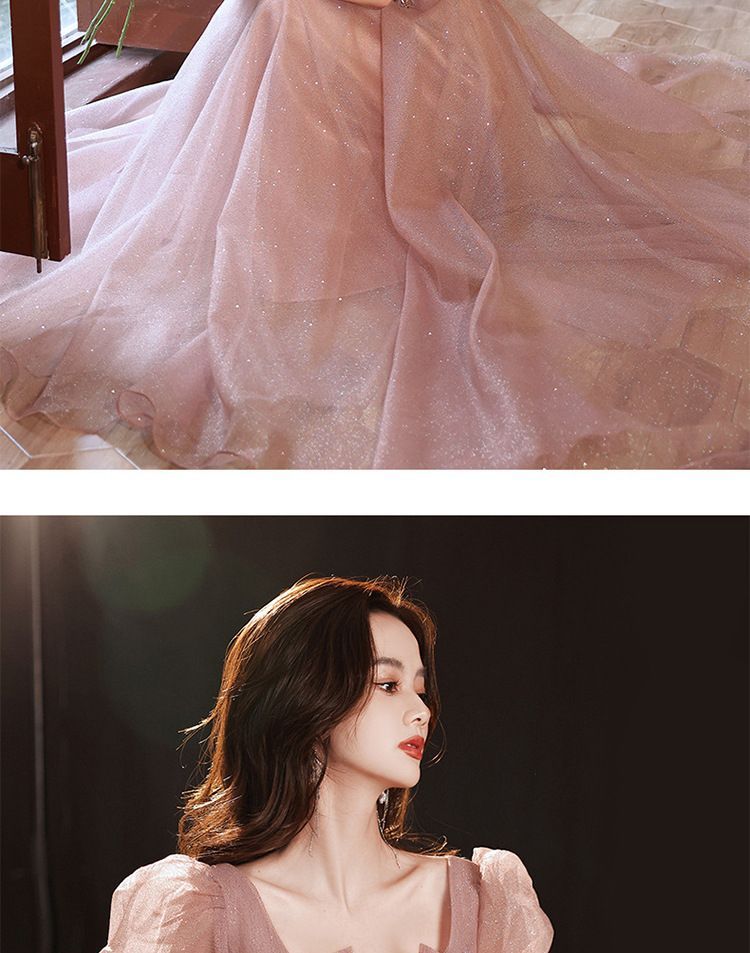 Gown A-Line Panel Evening Sheer