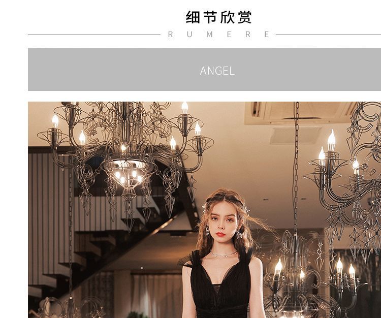 Gown Sleeveless Mesh Evening