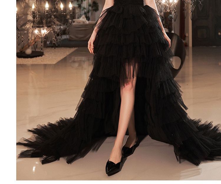 Gown Sleeveless Mesh Evening