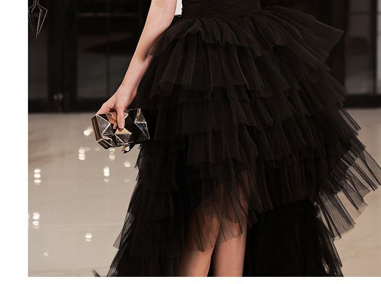 Gown Sleeveless Mesh Evening