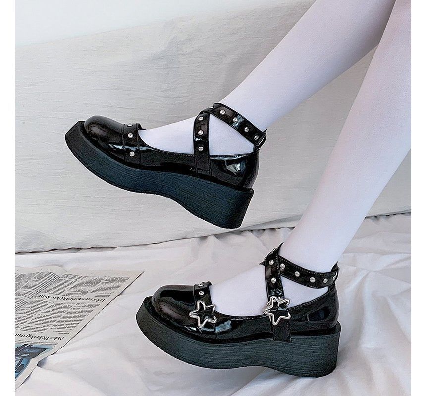 Mary Platform Jane Shoes