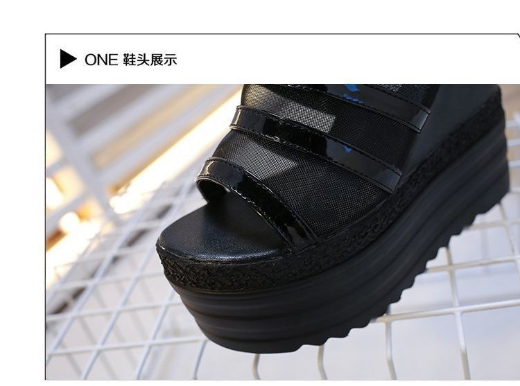 Platform Sandals Slide Wedge