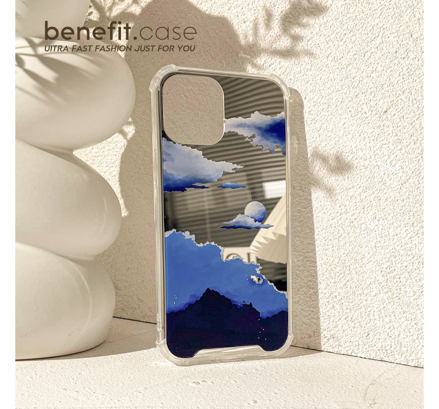 Mirrored Case Scenery Phone