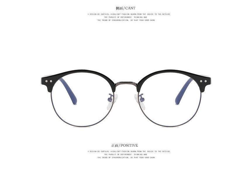 Blue Filtering Light Glasses Round