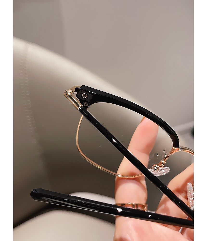 Blue Light Blocking Frame Half Eyeglasses