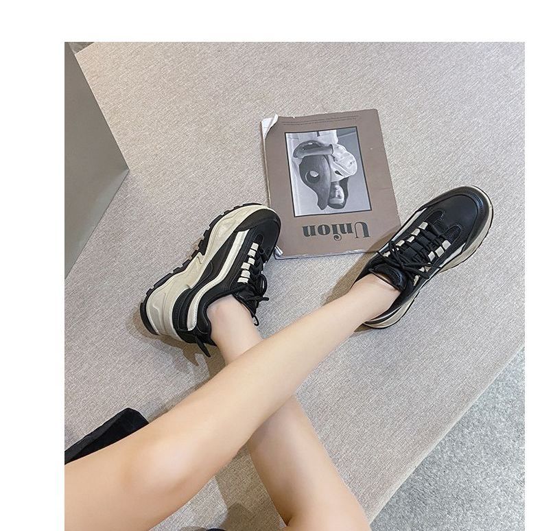 Sneakers Two-Tone Athletic Platform