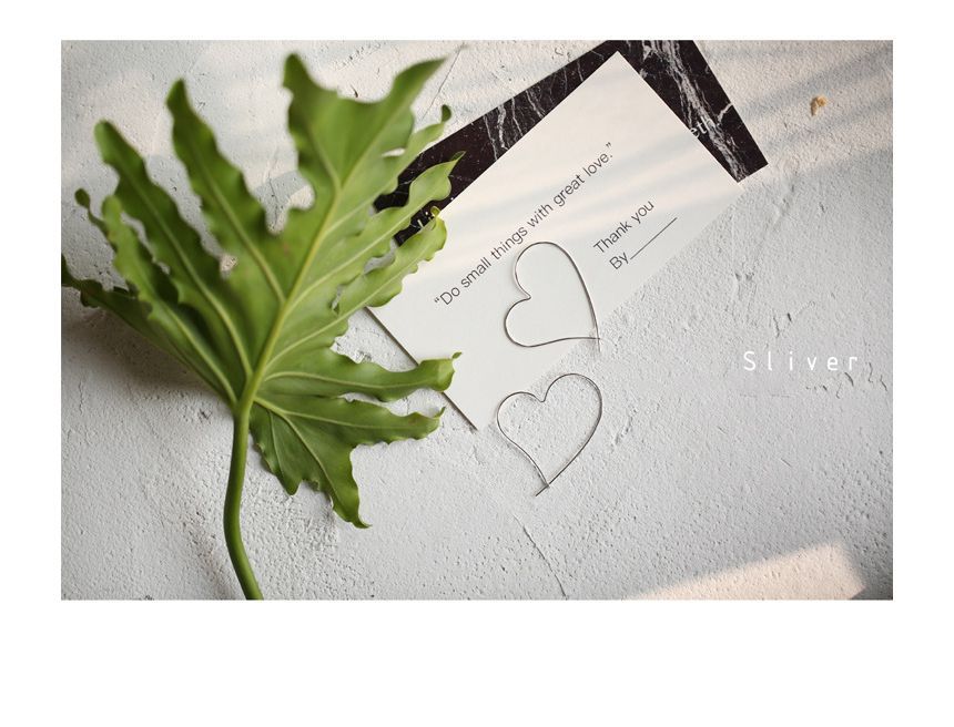 Hoop Sterling Silver Earring Heart