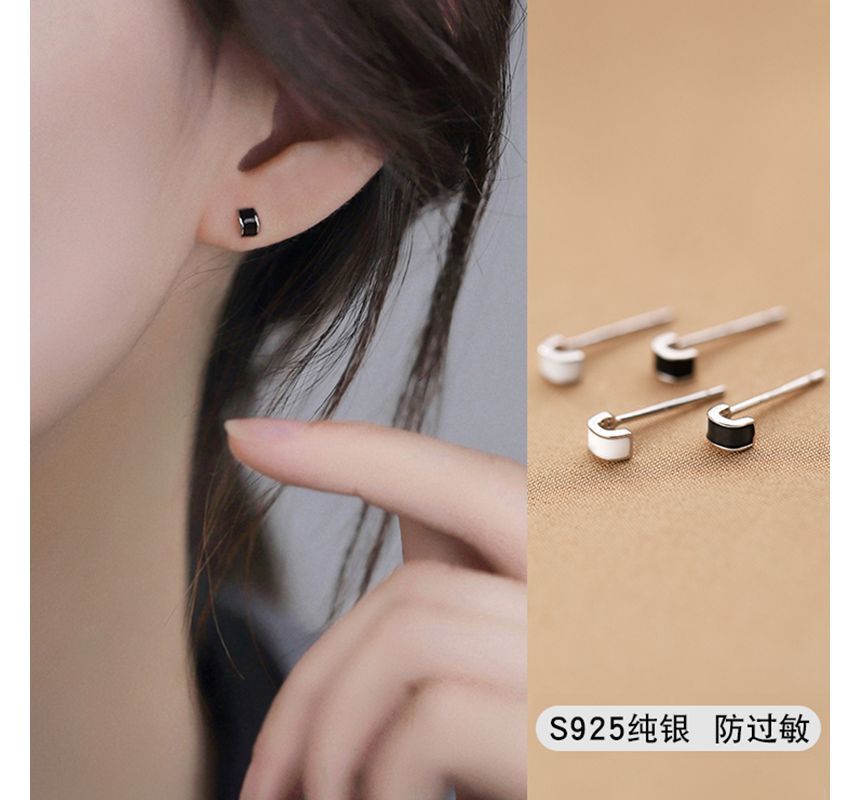 Boucles d'oreilles à tige en argent sterling