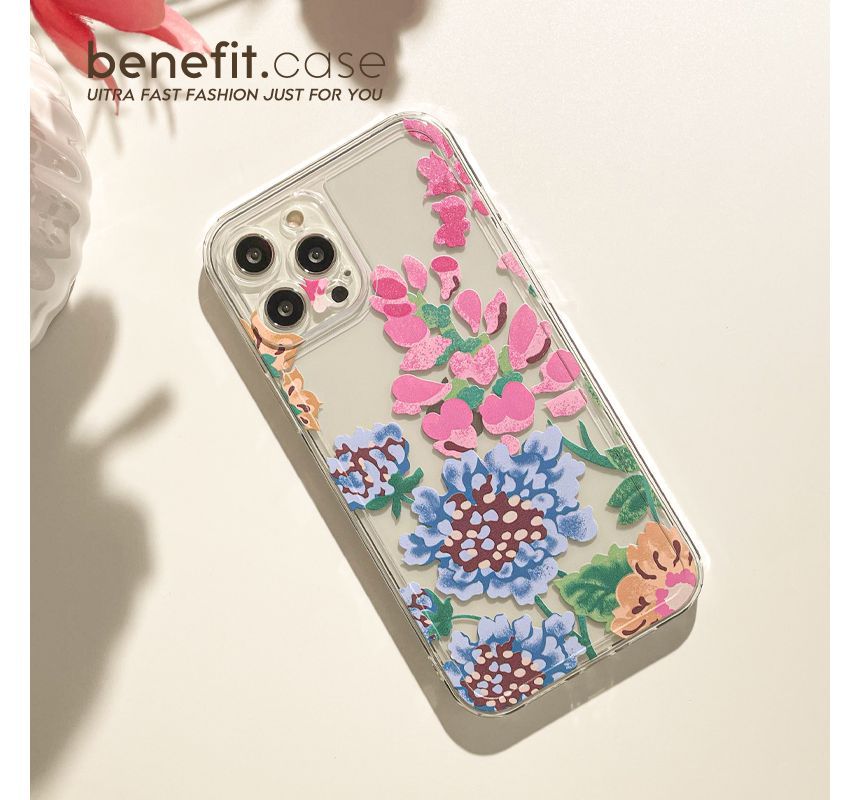 Case Flower Phone Transparent