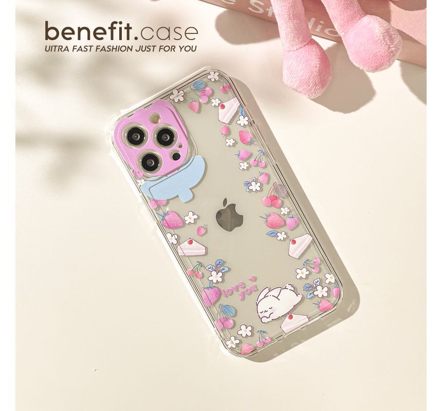 Rabbit Transparent Phone Case