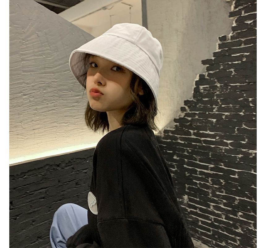 Hat Plain Bucket