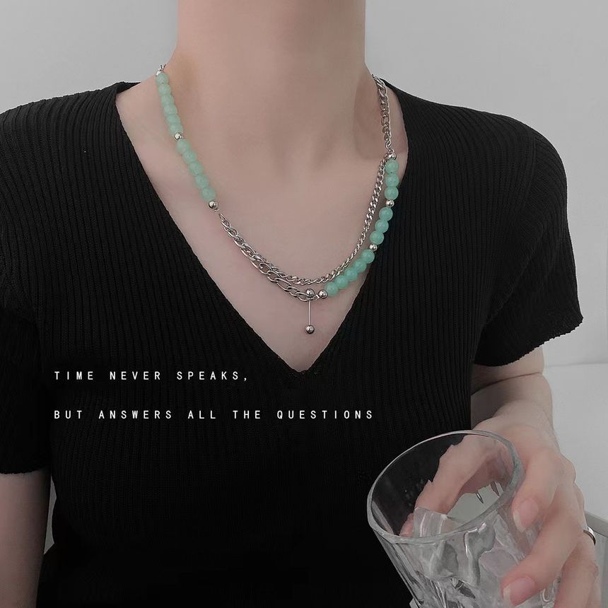 Chain Necklace Beaded