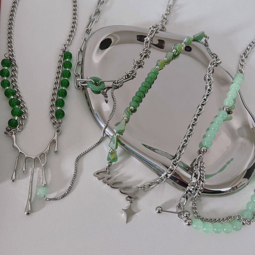 Chain Necklace Beaded