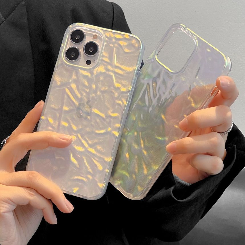 Case Transparent Textured Phone