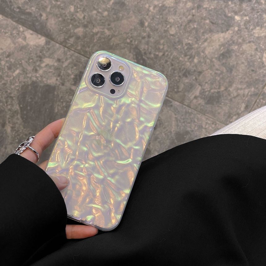 Case Transparent Textured Phone