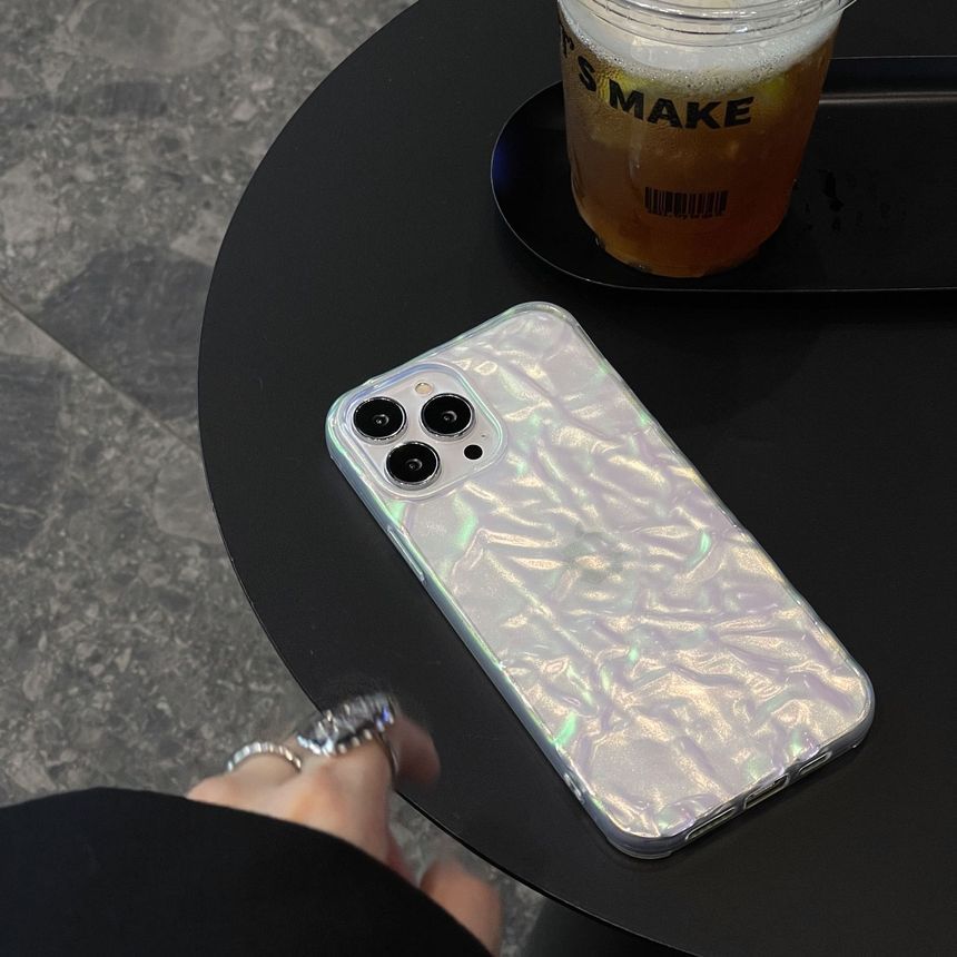 Case Transparent Textured Phone