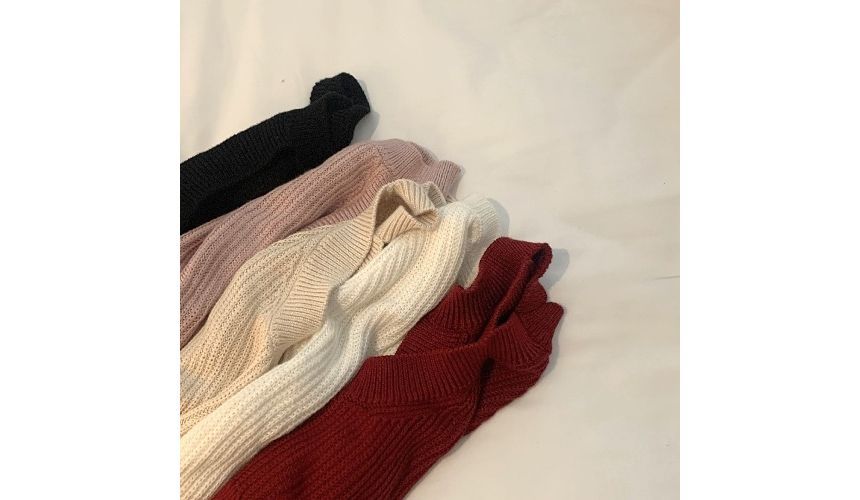 Tank Halter Top Knit Crop