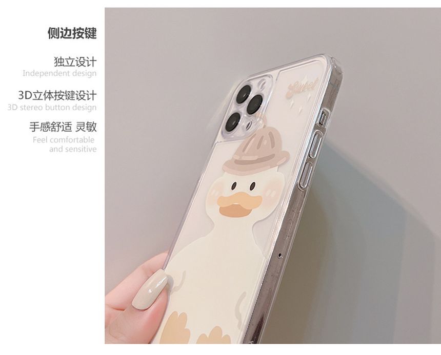 Case Transparent Duck Phone