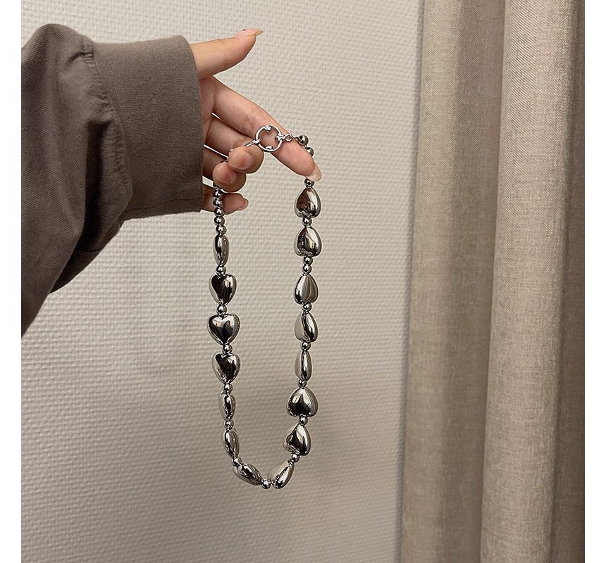 Heart Necklace Choker