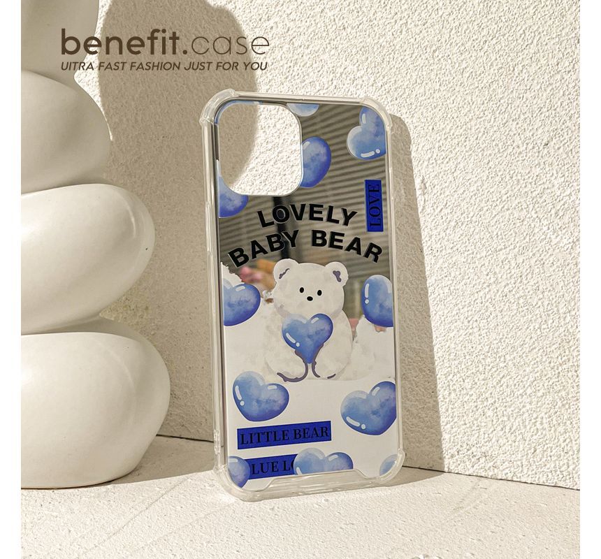 Bear Phone Case Mirrored