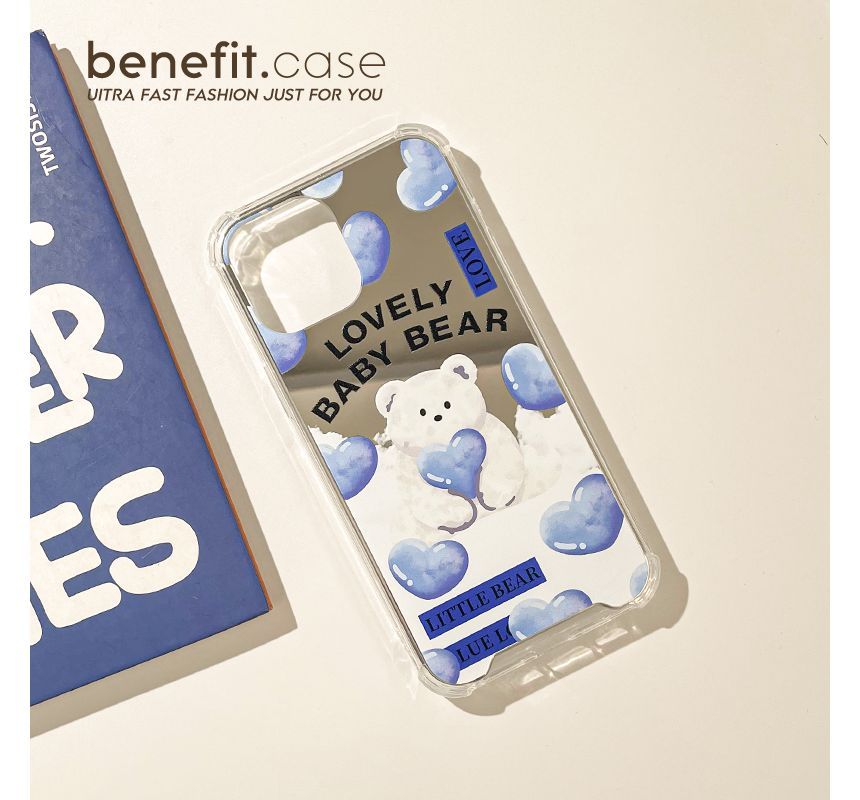 Bear Phone Case Mirrored