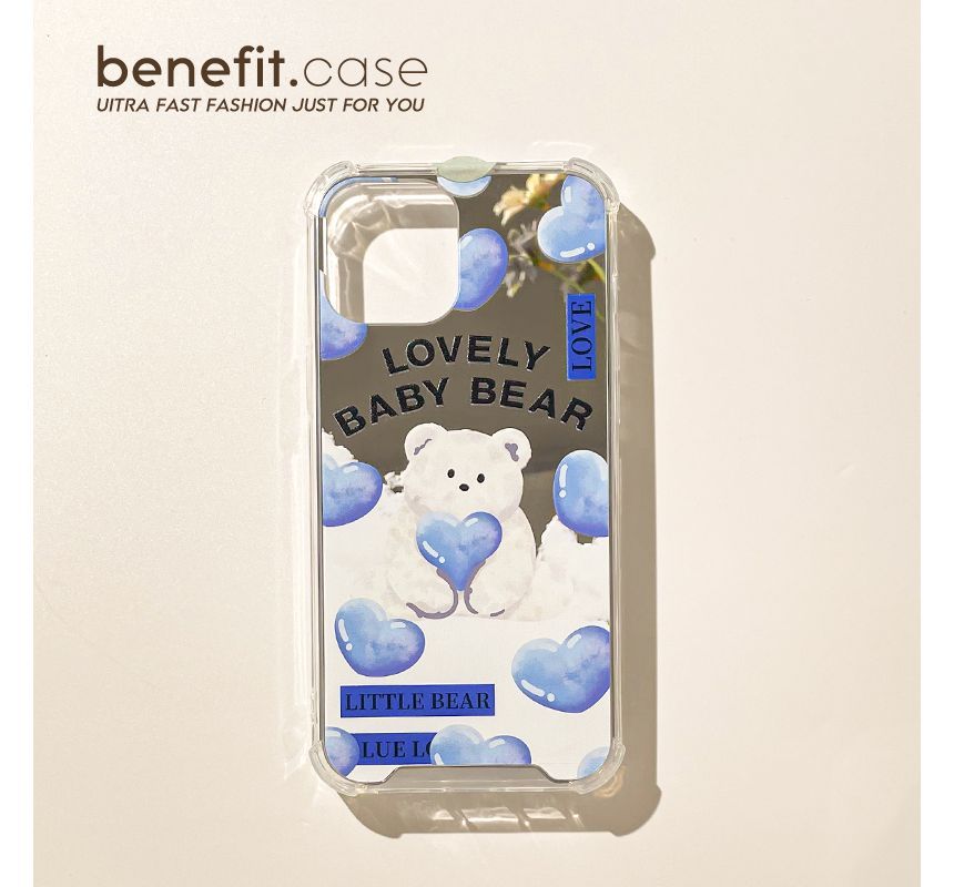 Bear Phone Case Mirrored