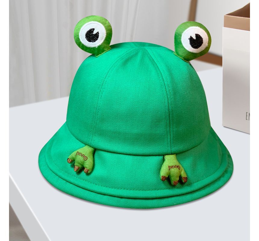 Frog Bucket Hat Detail