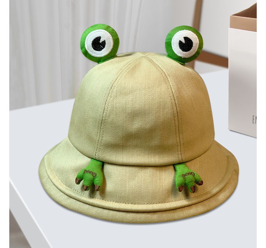 Frog Bucket Hat Detail