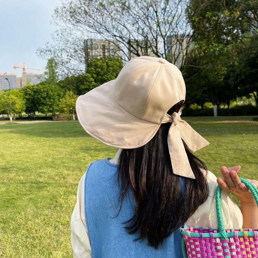 Sun Plain Hat Bow