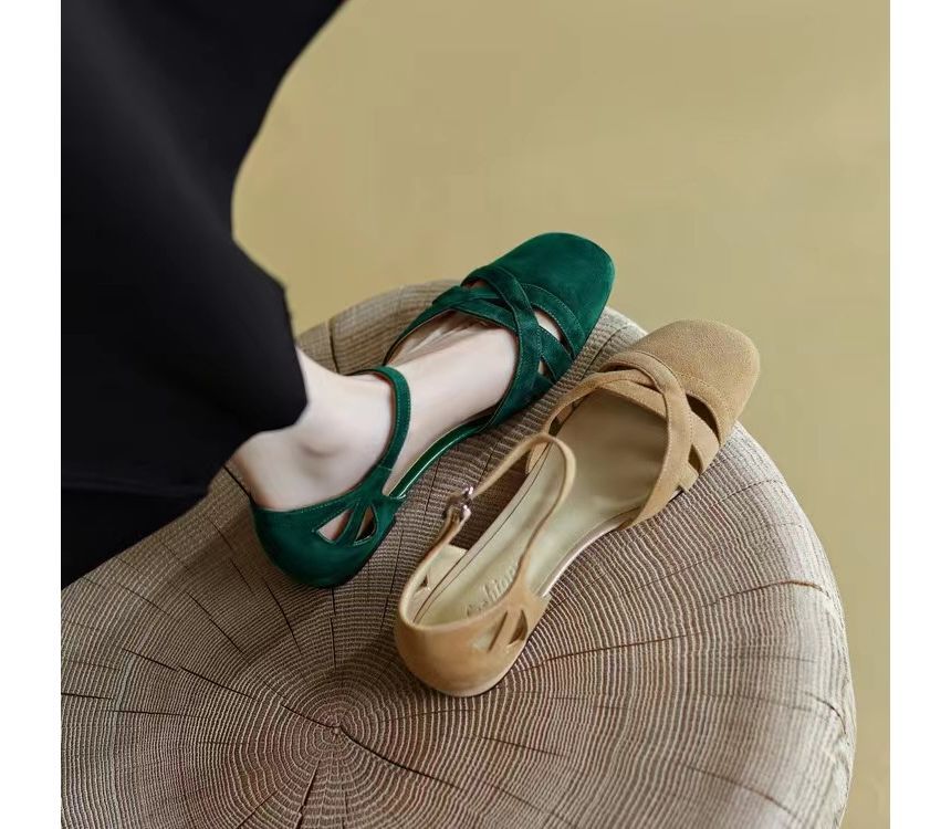 Ankle Flats Strap D'Orsay