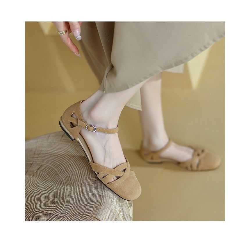 Ankle Flats Strap D'Orsay