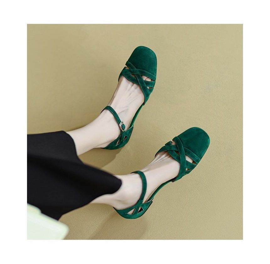 Ankle Flats Strap D'Orsay