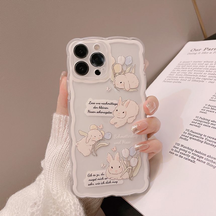 Transparent Phone Rabbit Case