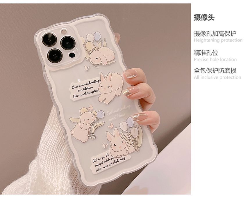 Transparent Phone Rabbit Case