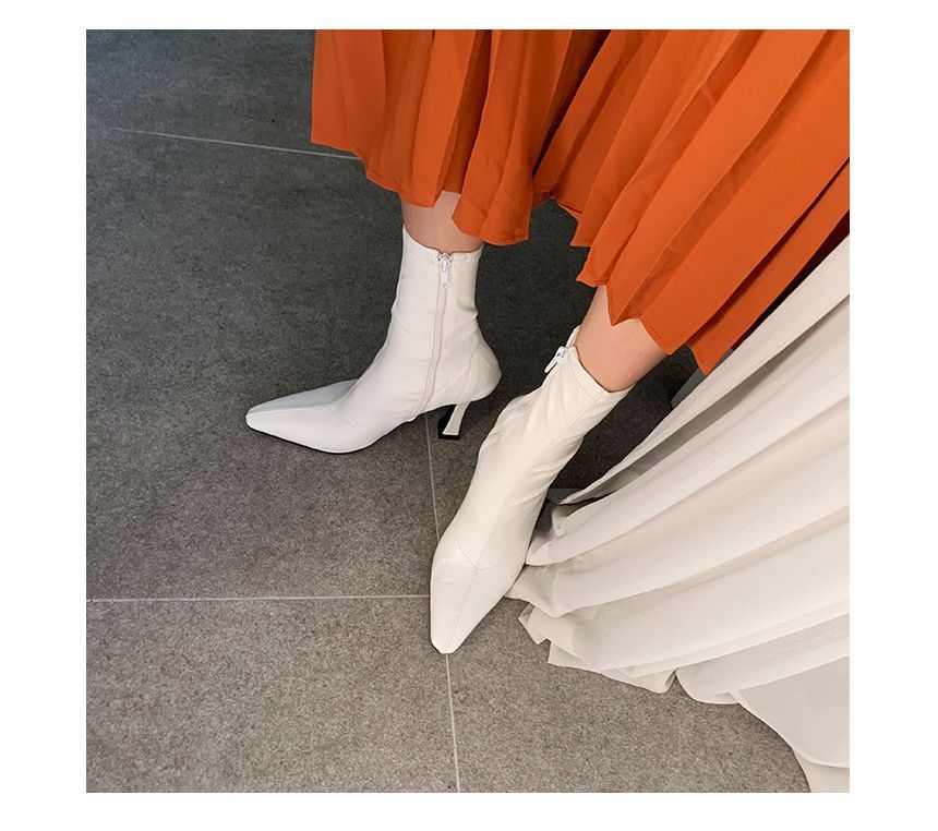 Boots Stiletto Short Pointed