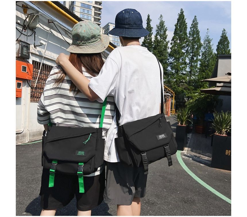 Buckled Nylon Bag Crossbody