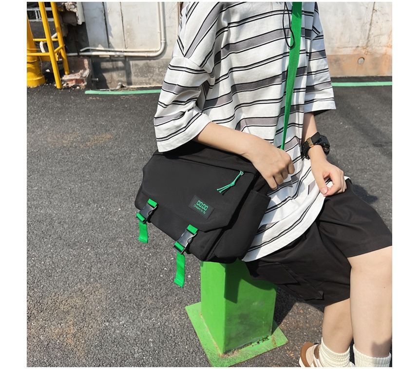 Buckled Nylon Bag Crossbody