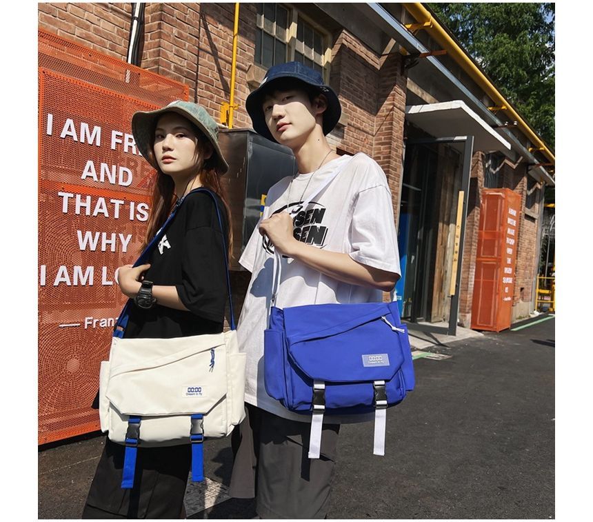 Buckled Nylon Bag Crossbody