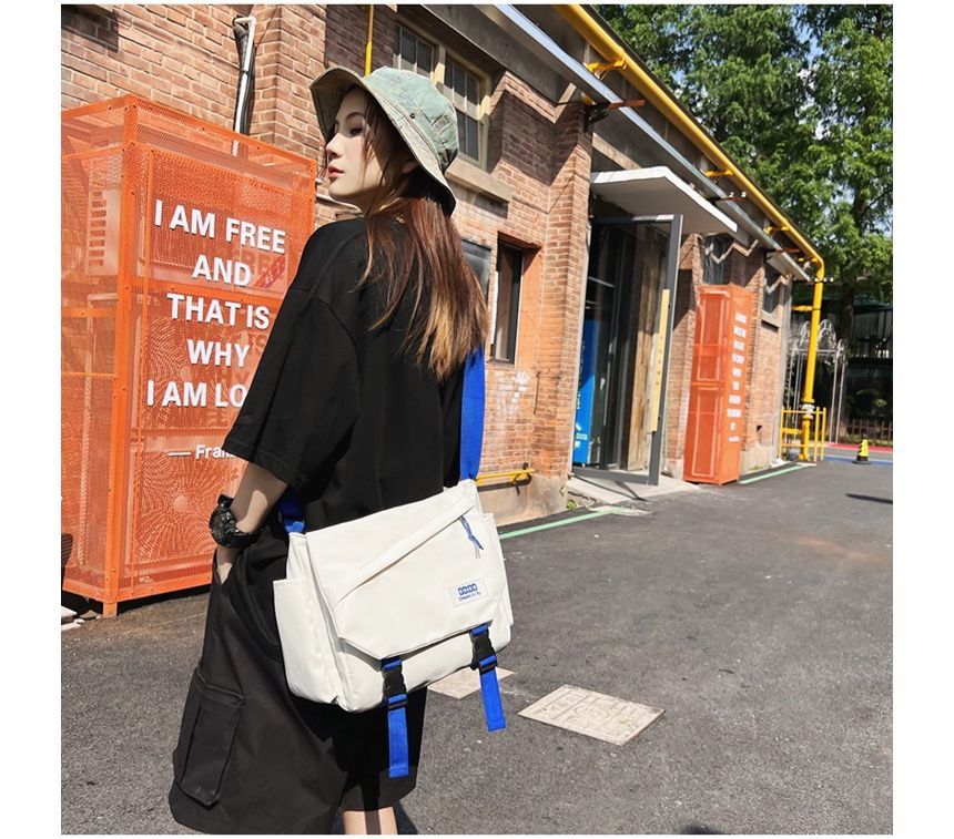 Buckled Nylon Bag Crossbody