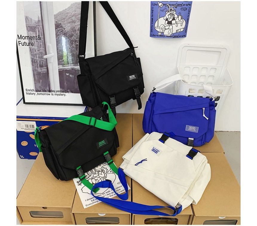 Buckled Nylon Bag Crossbody