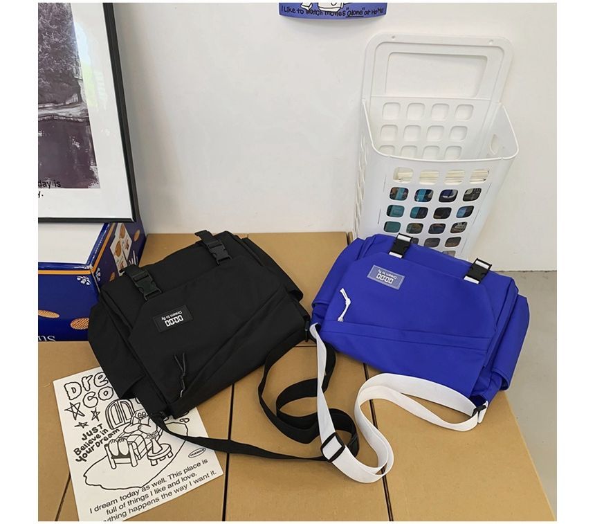 Buckled Nylon Bag Crossbody