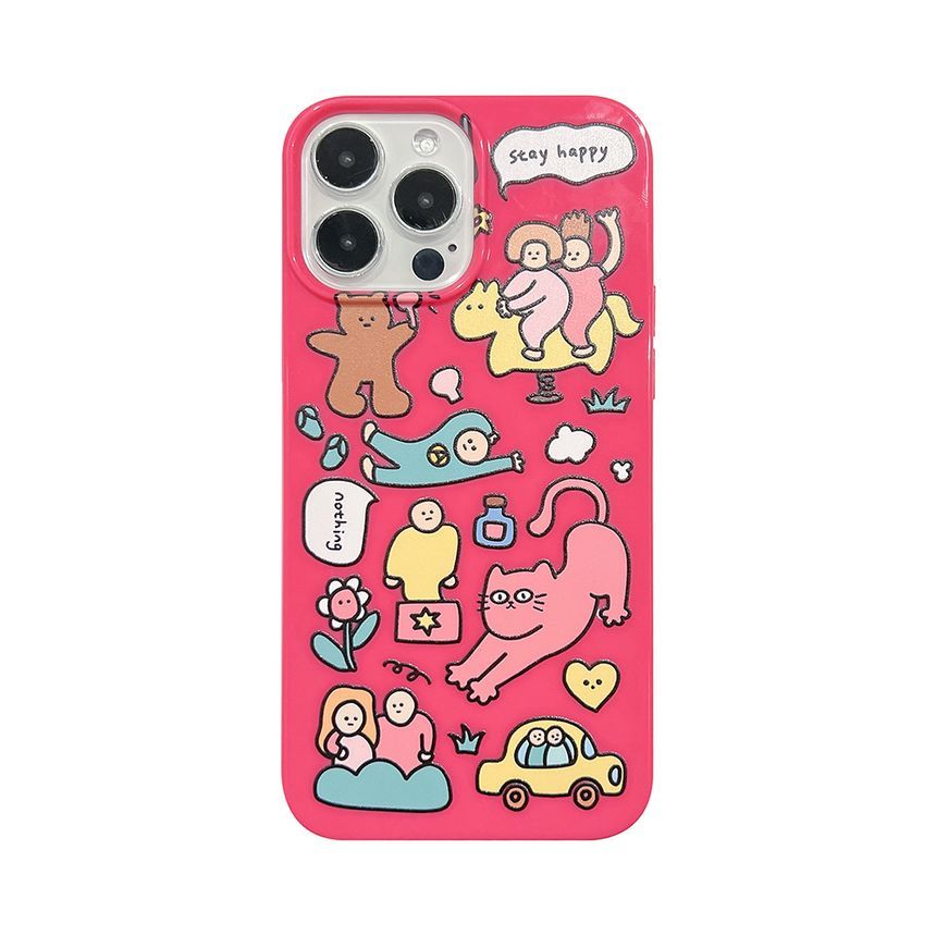 Coque de téléphone à motif de dessin animé