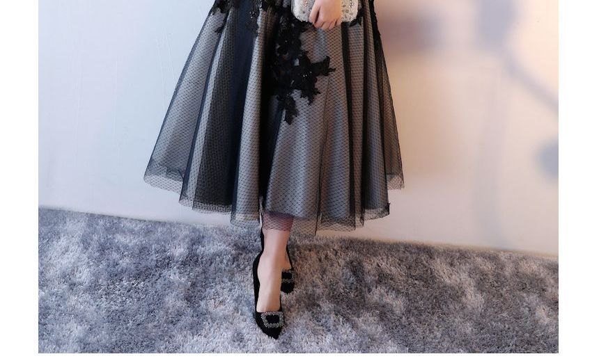 Lace Evening A-Line Gown