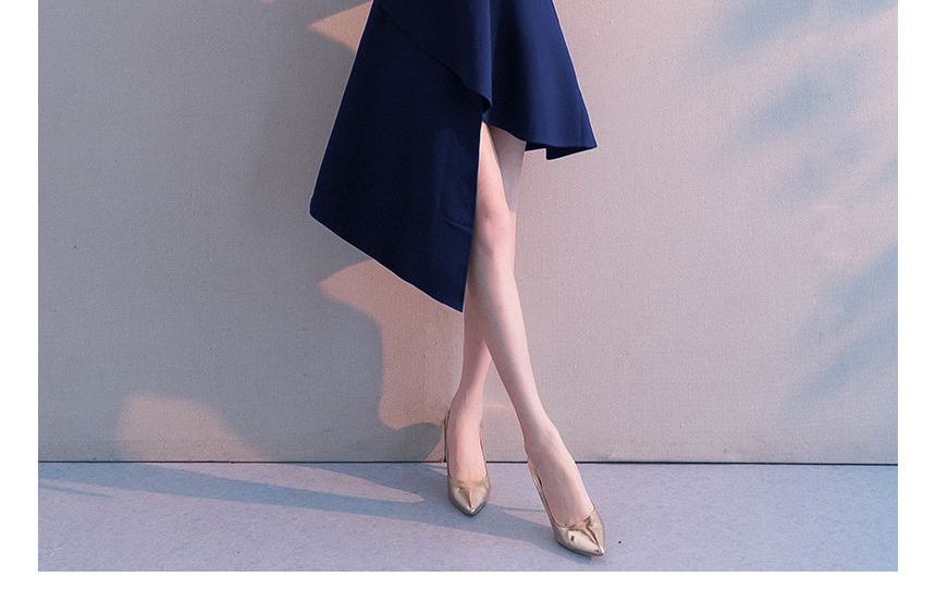 Asymmetrical Evening A-Line Cocktail Gown / Dress